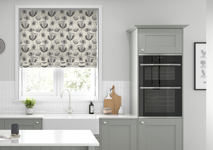 Helix, Grey - Roman Blind - Image 3